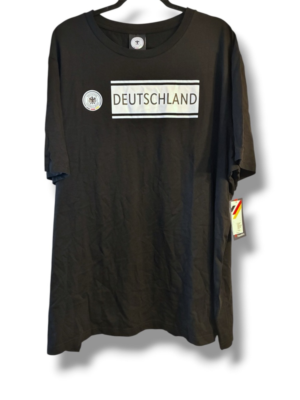 ⚽ Germany National Team Deutschland Shirt 5XL Fanatics NWT Soccer Tee Black